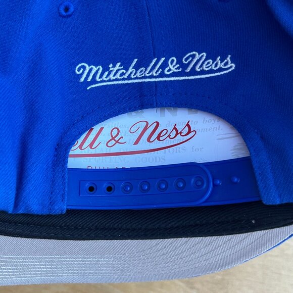 MITCHELL & NESS NEW YORK KNICKS NBA ALL STAR 1998 SNAPBACK HAT Blue NEW - Picture 4 of 5